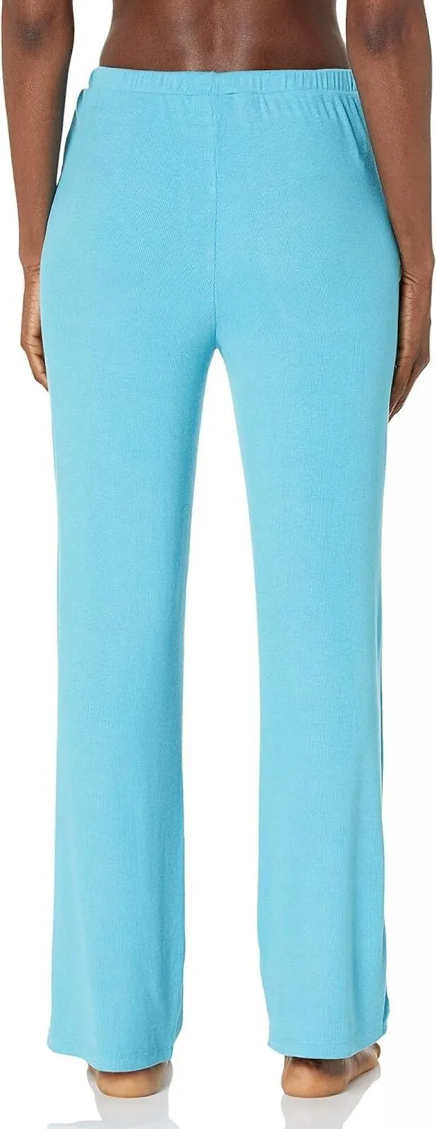Nia Womens West Knit Lounge Pant Capri Blue S