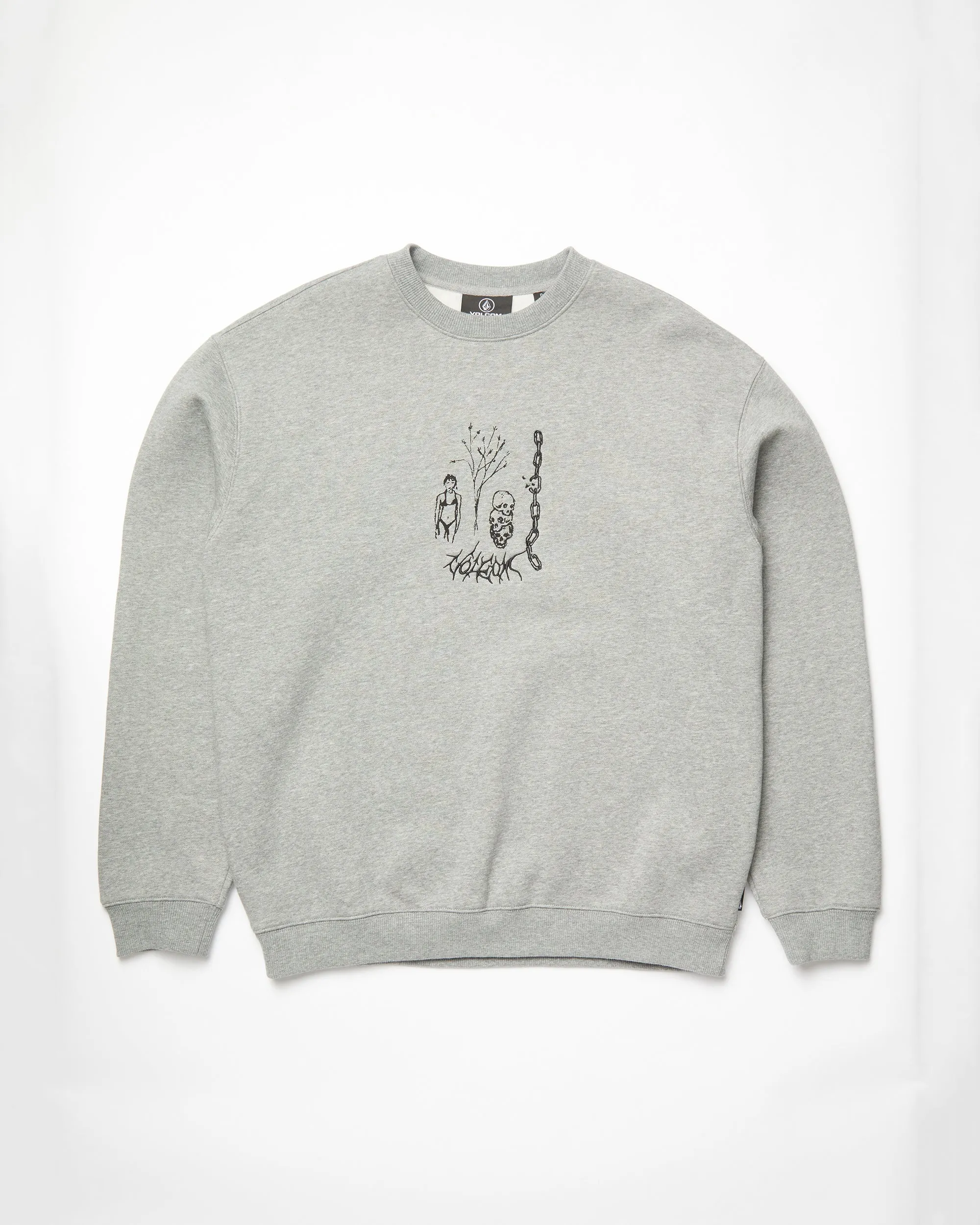 Noder Sweatshirt - HEATHER GREY