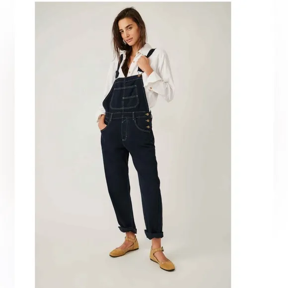 NWT Free People Ziggy Denim Overalls