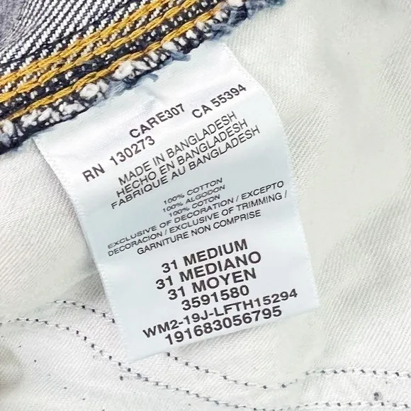 NWT Lee Modern Vintage Madewell High Rise Dungaree Shorts In KC Blues