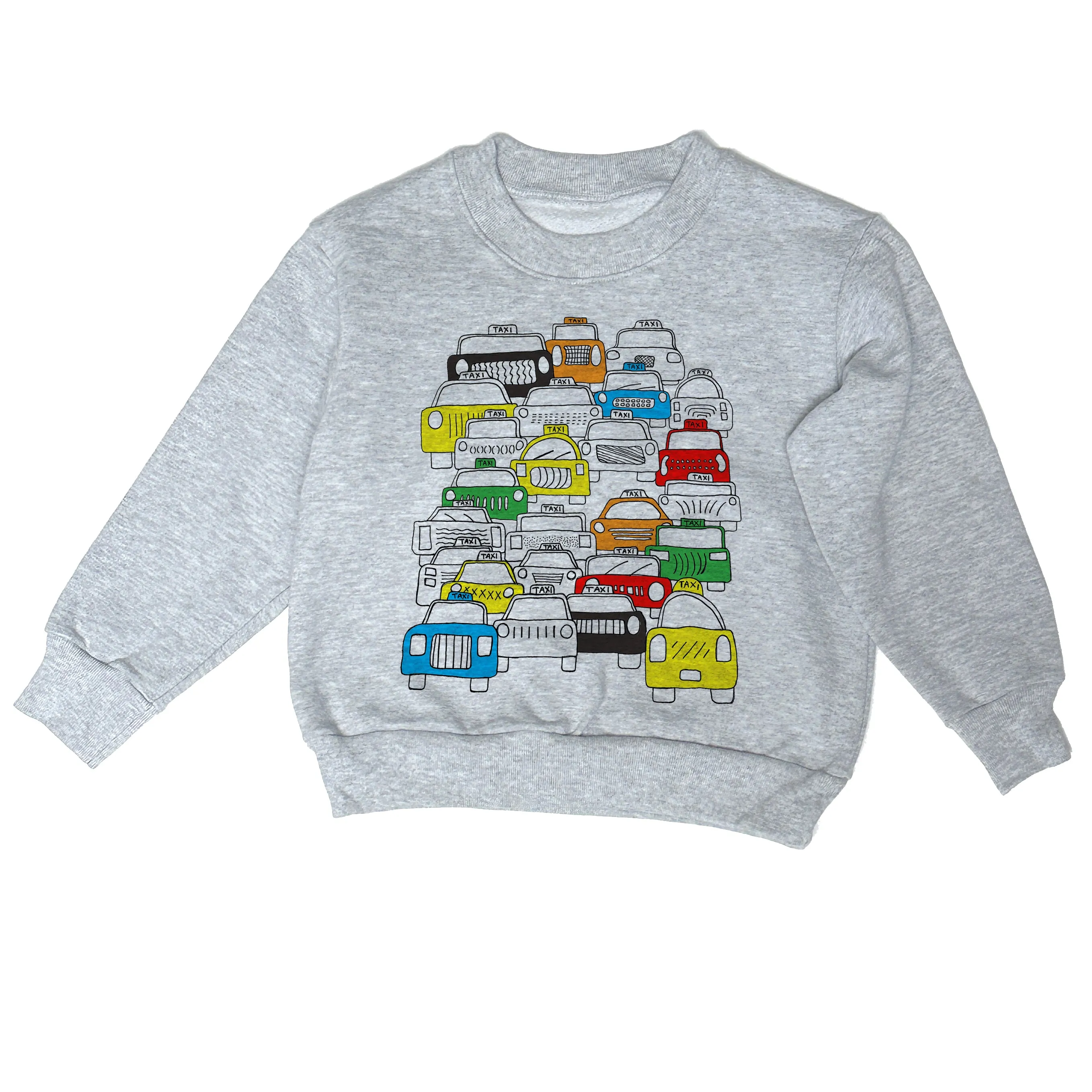 NYC Taxis - Heavy Fleece sweatshirt grey