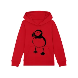 Organic Cotton KIDS Hoodie | Puffin Red