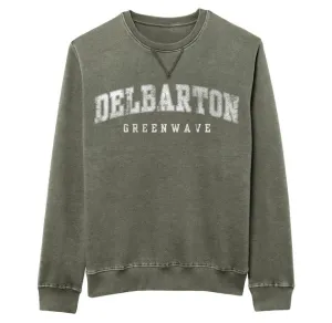 Ouray Weathered Fleece Crew - Heather Everglade