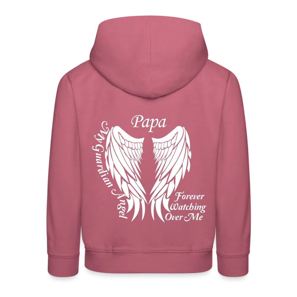 Papa Guardian Angel Kids‘ Premium Hoodie