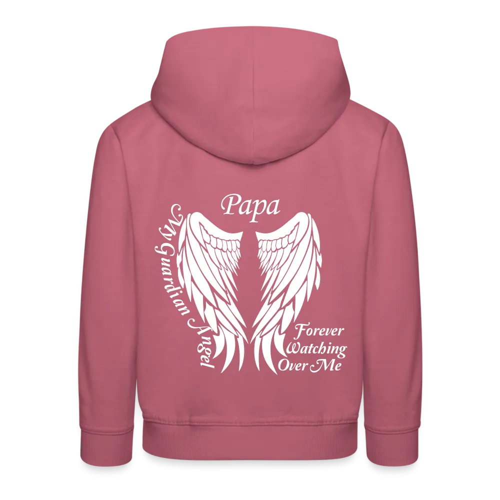 Papa Guardian Angel Kids‘ Premium Hoodie