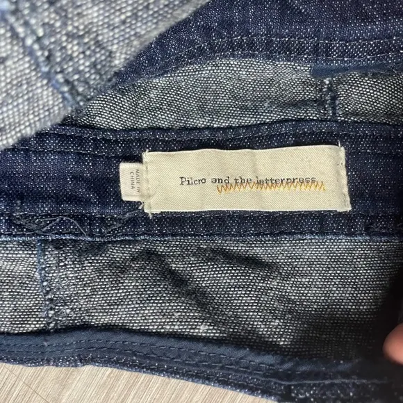 Pilcro and the Letterpress Denim Overalls