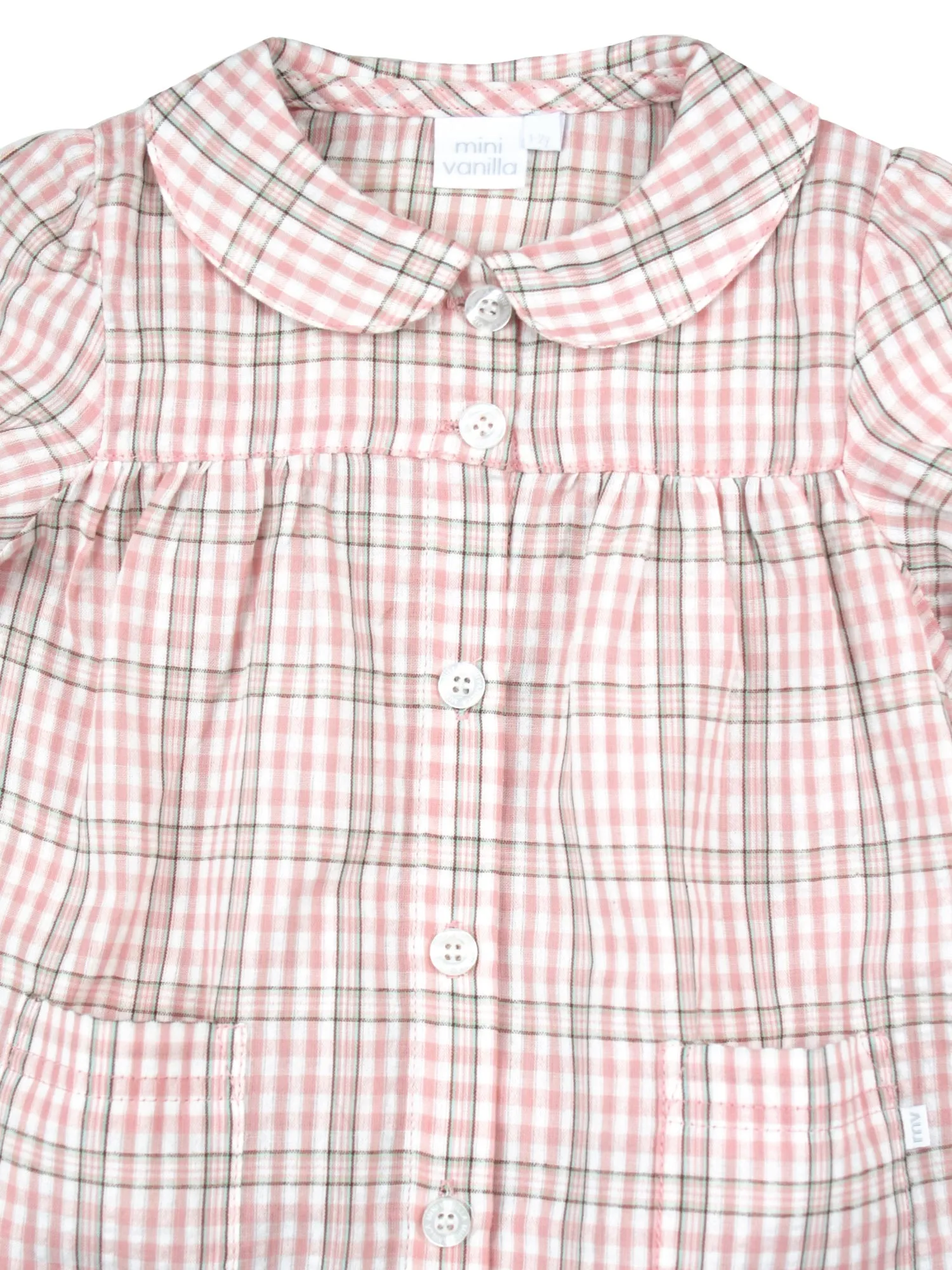 Pink and White Check Pyjamas