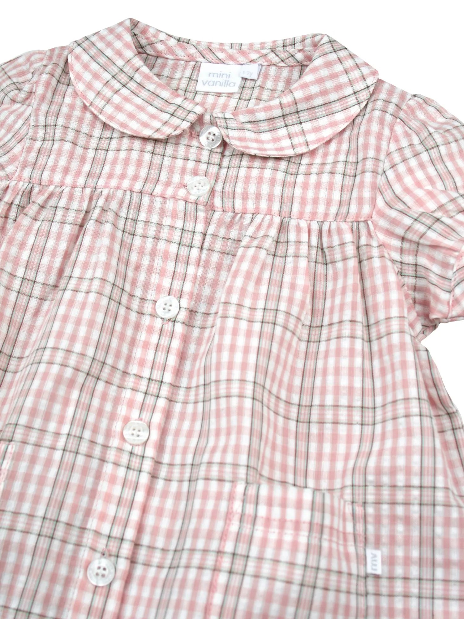 Pink and White Check Pyjamas