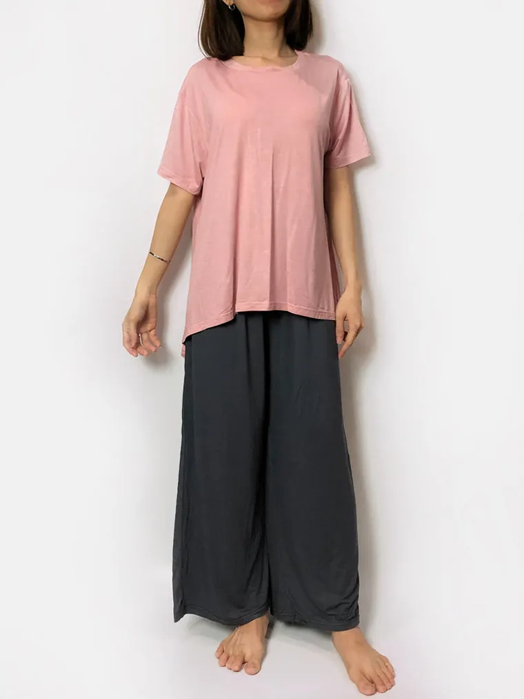 Pink Loose Long Lounge Set