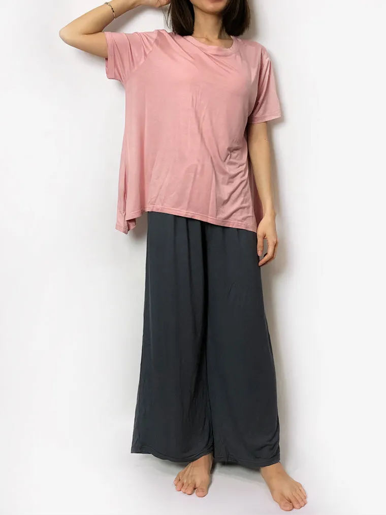 Pink Loose Long Lounge Set