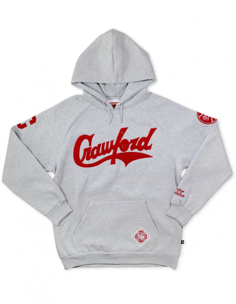 Pittsburgh Crawfords Negro League Hoodie(Grey)