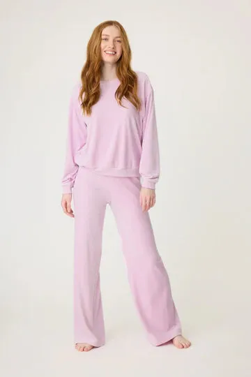 PJ Salvage Spread Love Velour Pant
