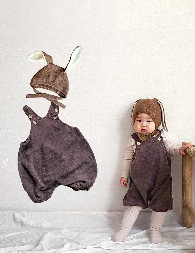 Poppy Dungarees Brown