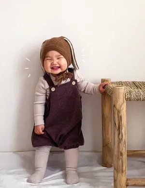 Poppy Dungarees Brown