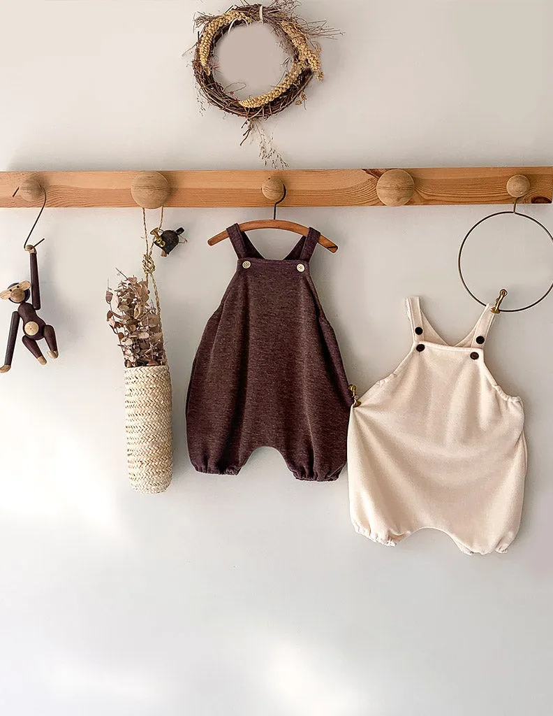 Poppy Dungarees Brown