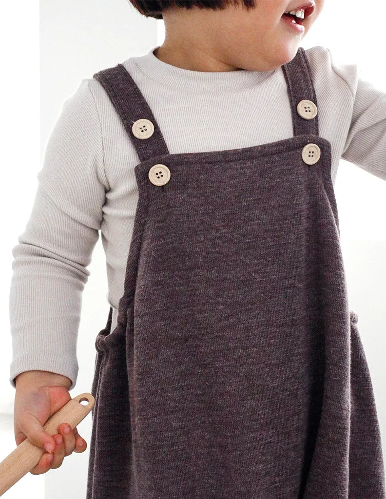 Poppy Dungarees Brown