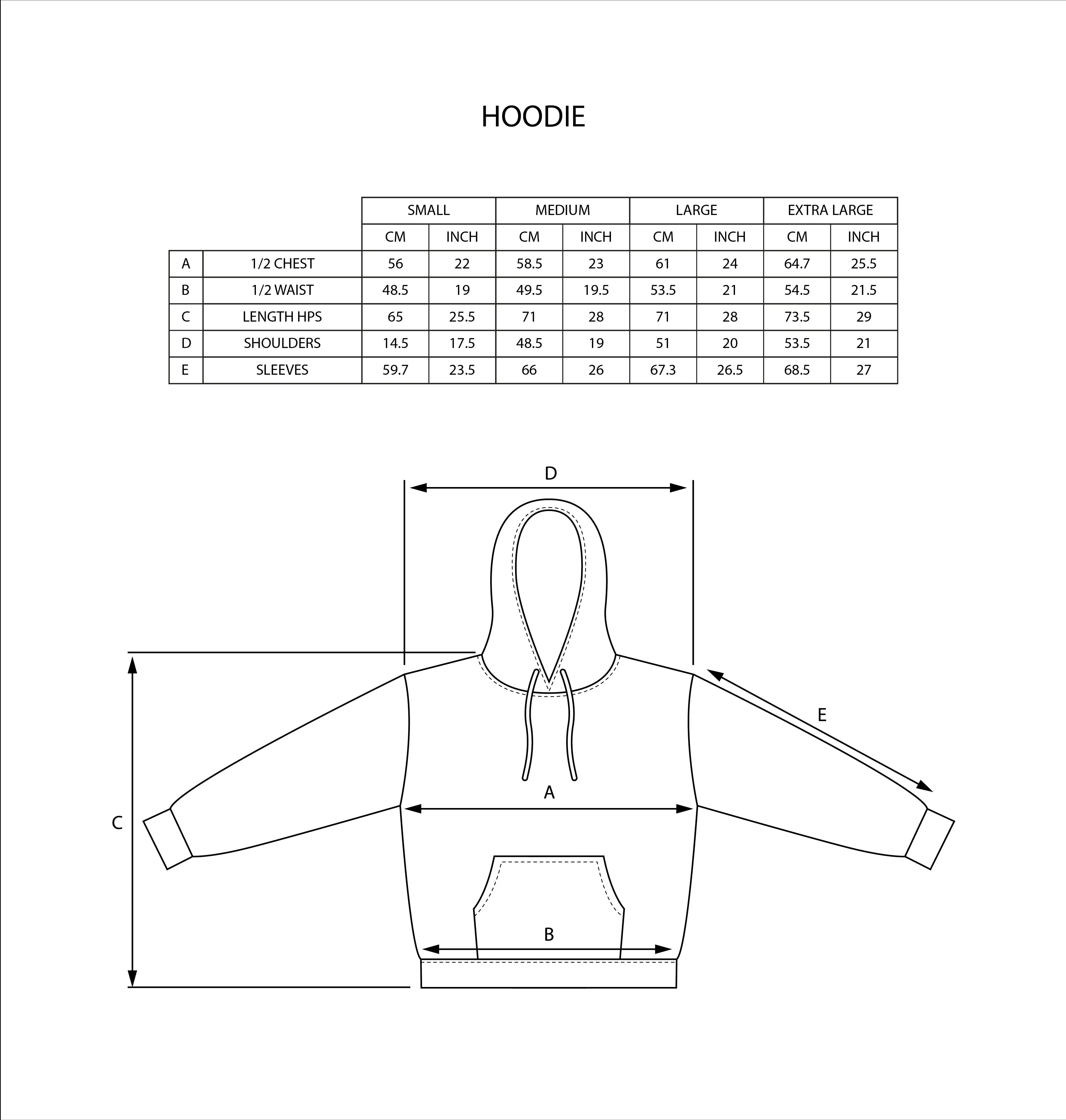 Preduce Outlines Hoodie Black