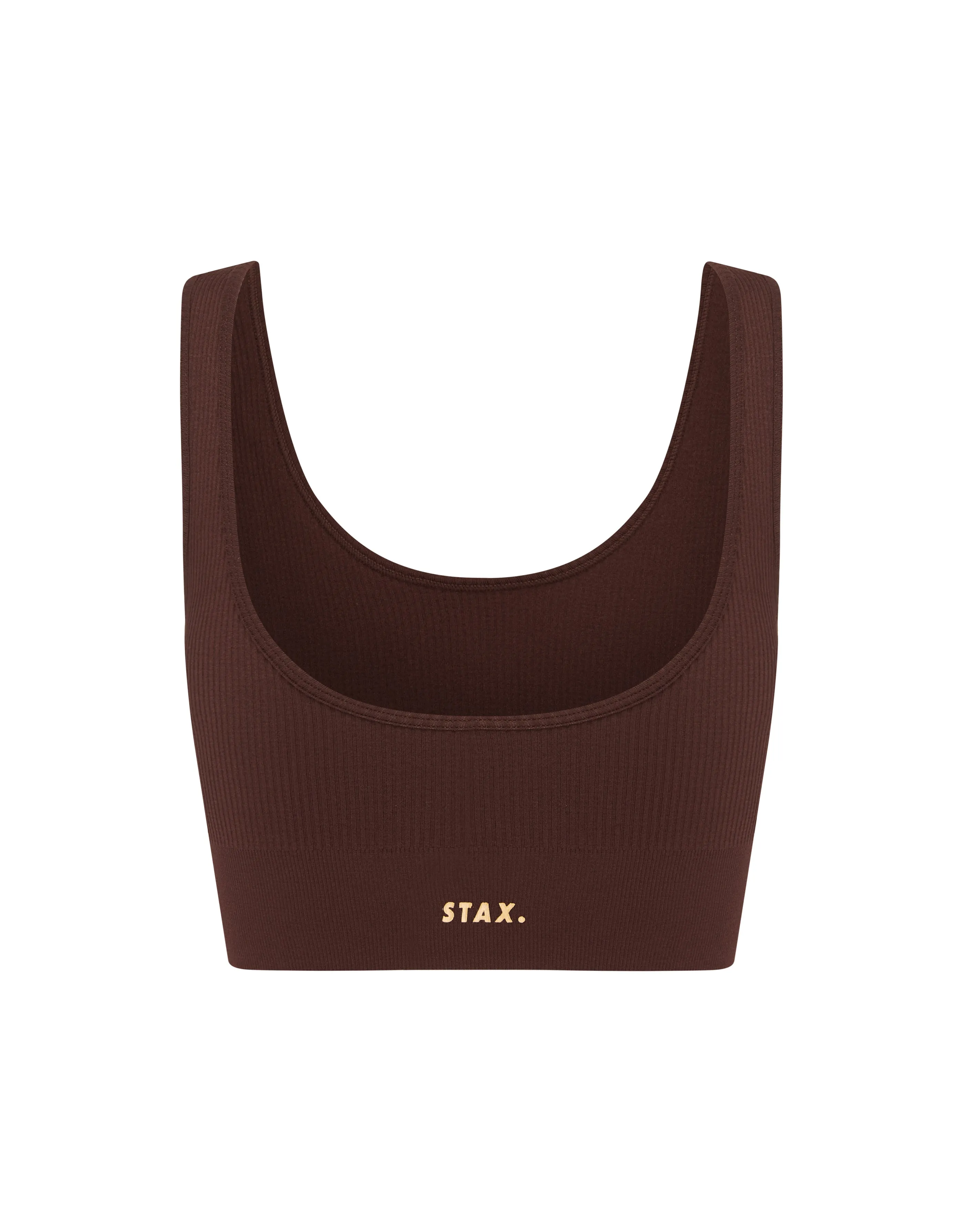 Premium Seamless V5 Low Back Crop Lounge - Gliese (Brown)