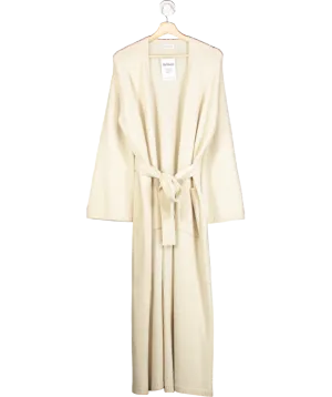 Raey Cream Responsible Cashmere-blend Long Cardigan UK XXS-XS