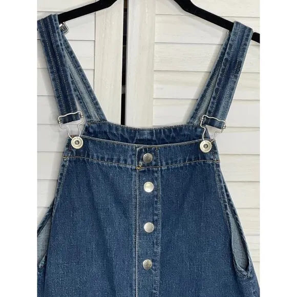 Rag and Bone Lou Denim Overalls Size Small