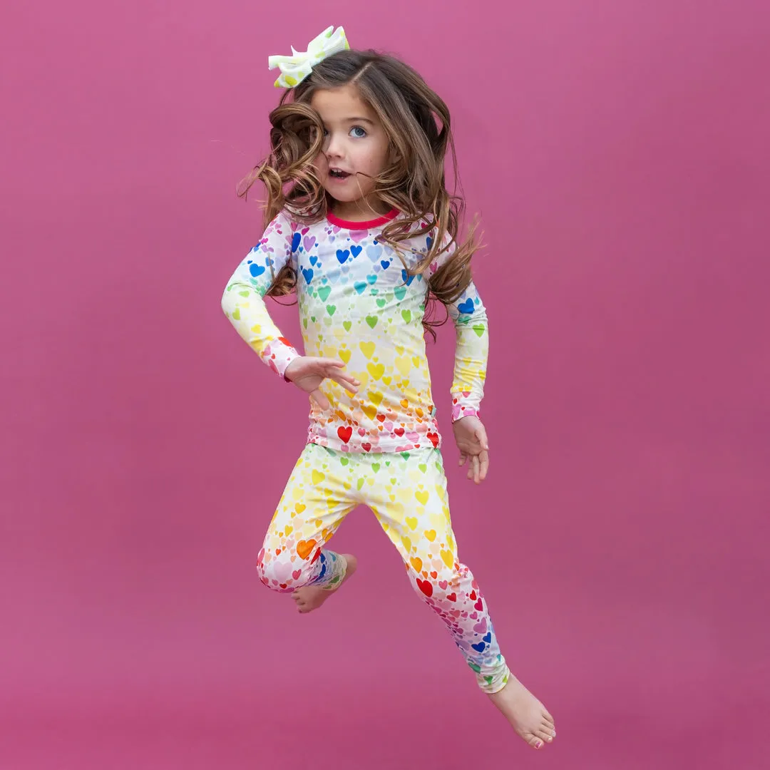 Rainbow Hearts Jammies