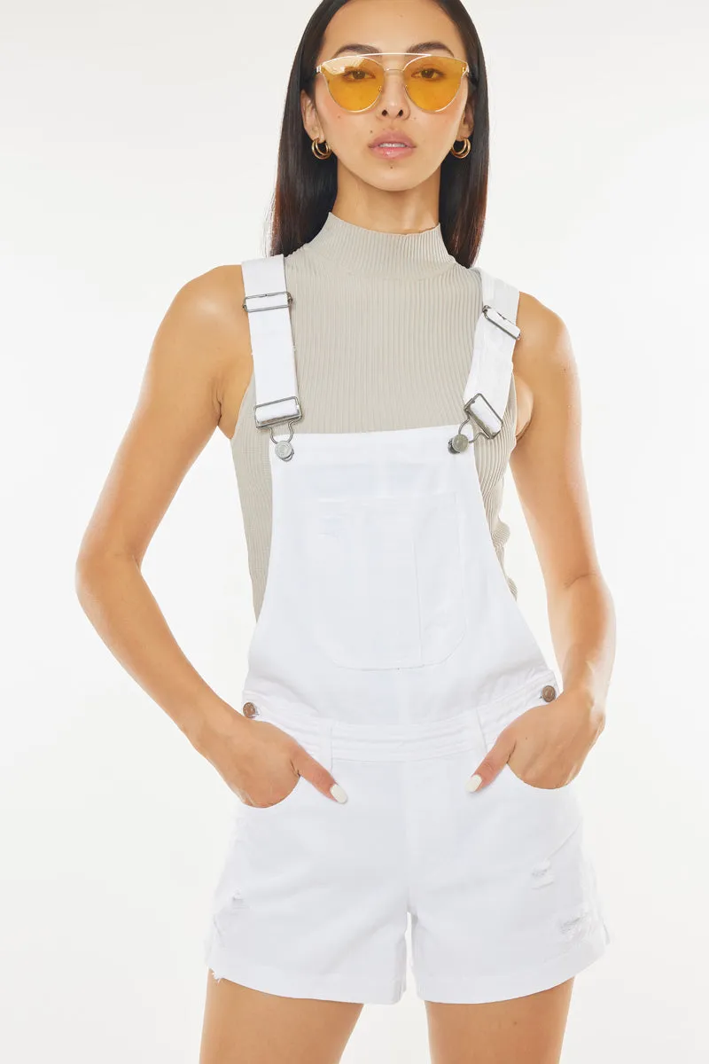 Remedy Mid Rise Overall Shorts