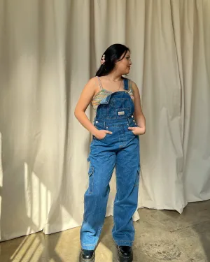 RESTOCKED: Jeanie Denim Cargo Overalls