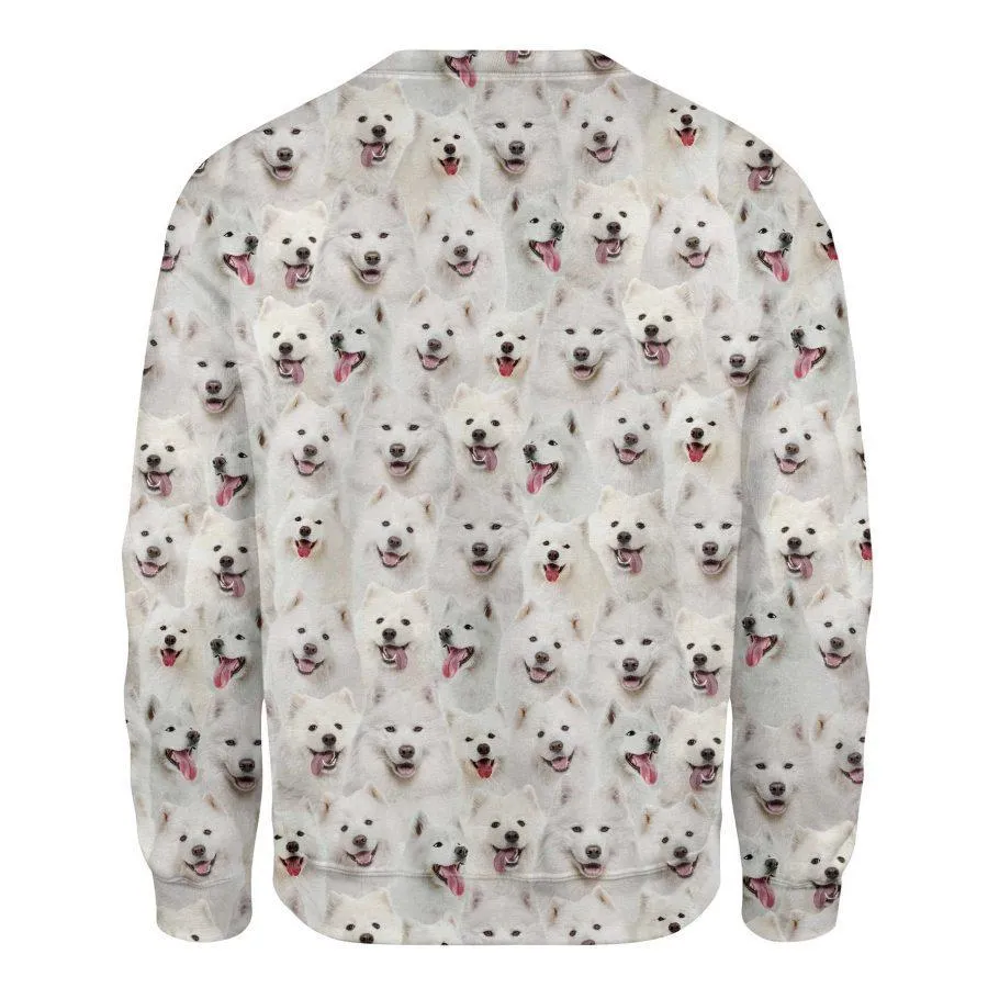 Samoyed - Full Face - Premium Sweatshirt