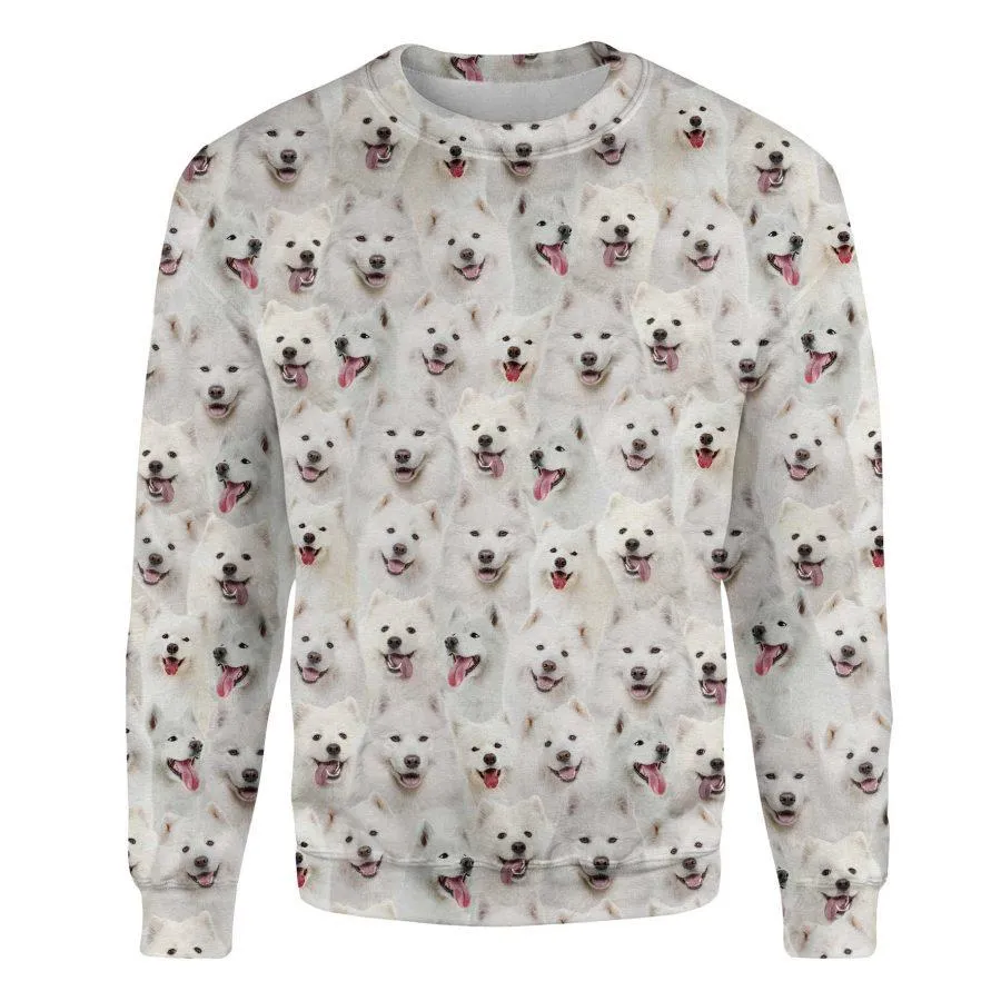 Samoyed - Full Face - Premium Sweatshirt