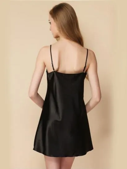Satiny Sheer Flyaway Babydoll