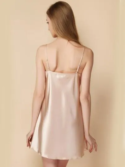 Satiny Sheer Flyaway Babydoll