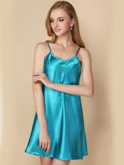 Satiny Sheer Flyaway Babydoll
