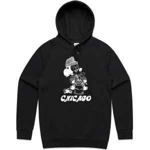 SEEIN THE SIGHTS CHICAGO HOODIE -  BLACK