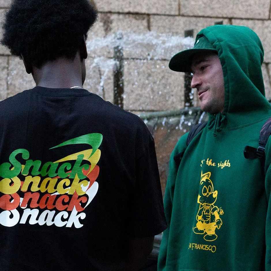 SEEIN THE SIGHTS HOODIE - GREEN/YELLOW