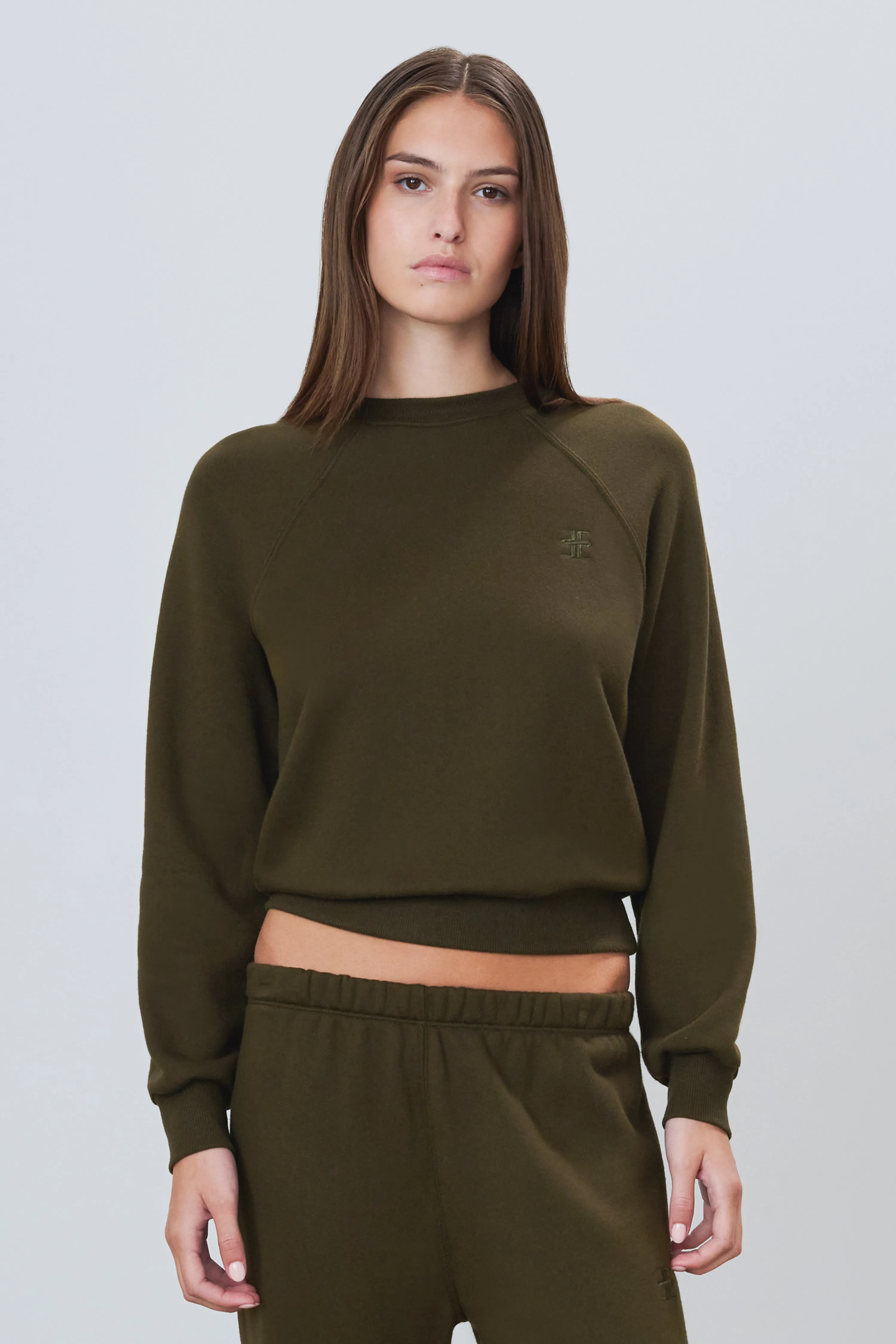 Shrunken Raglan Sweatshirt