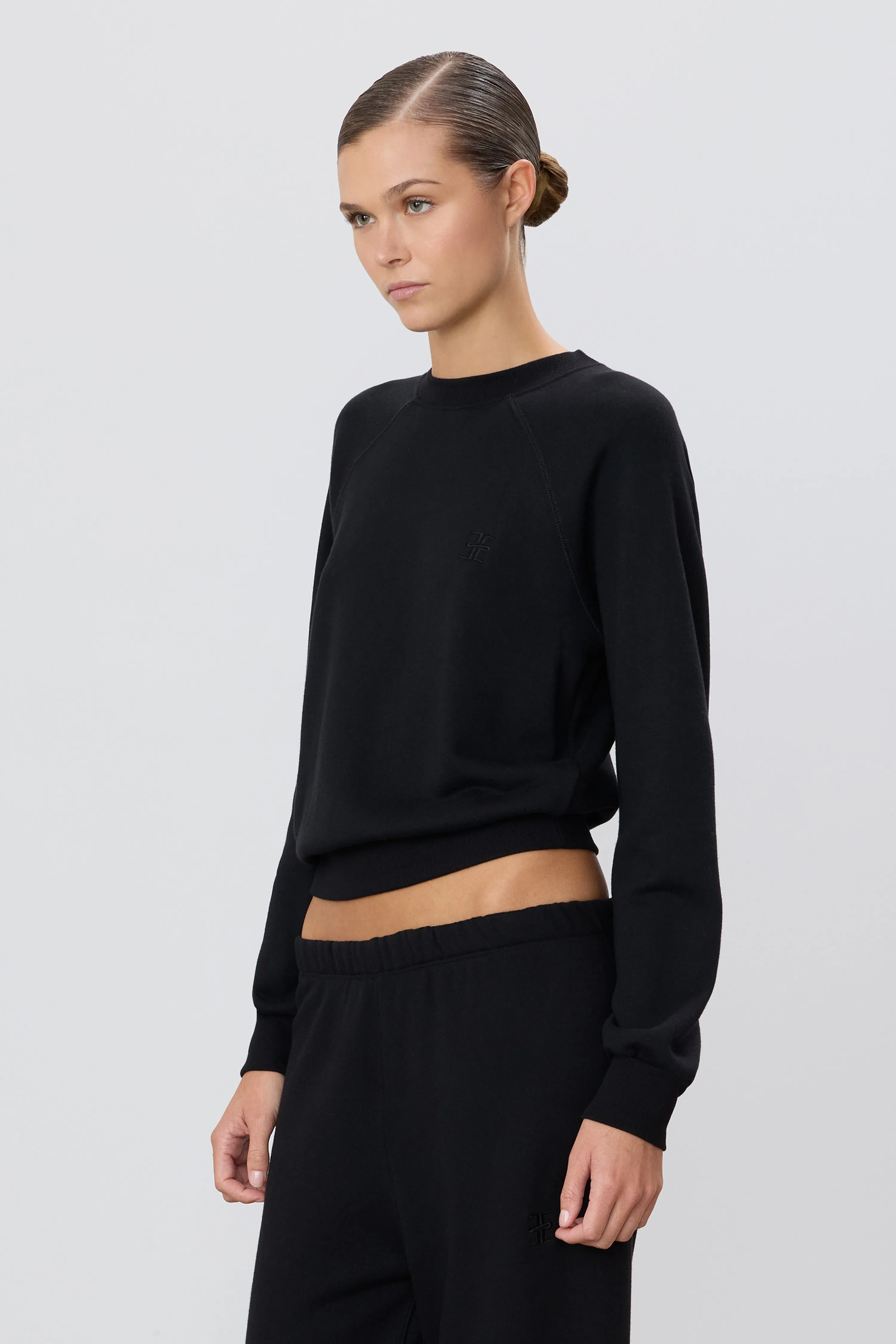 Shrunken Raglan Sweatshirt