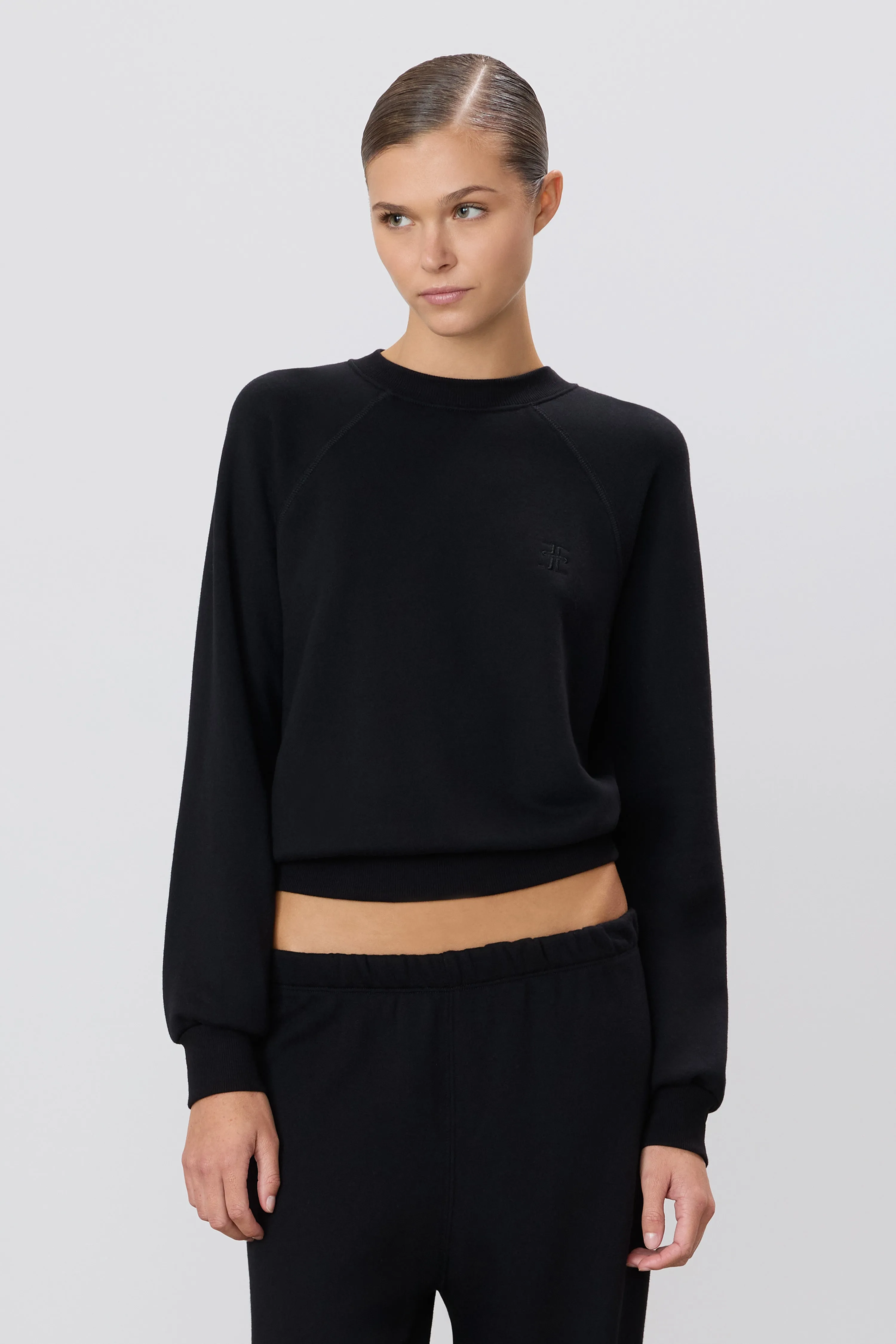 Shrunken Raglan Sweatshirt