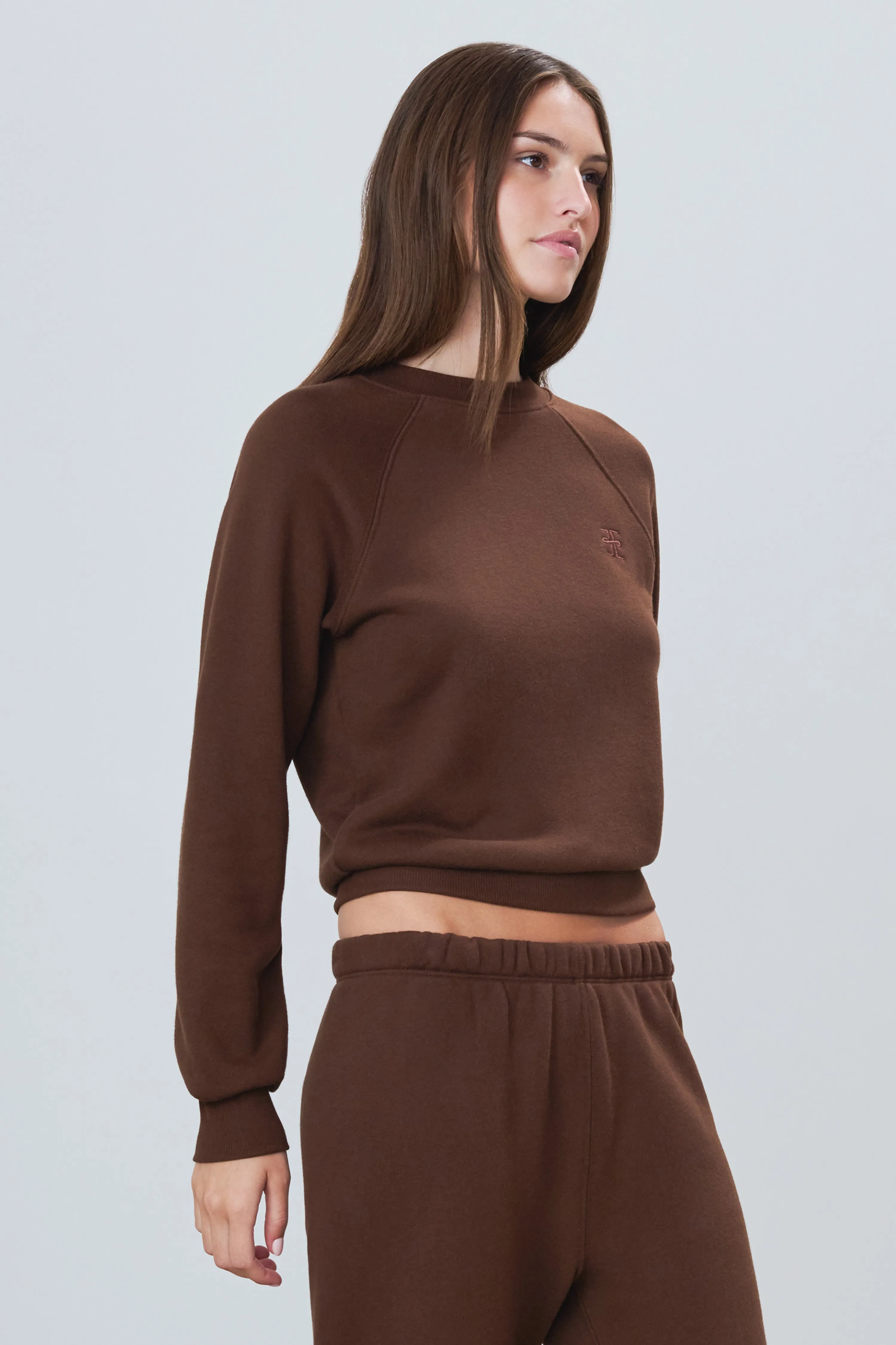 Shrunken Raglan Sweatshirt
