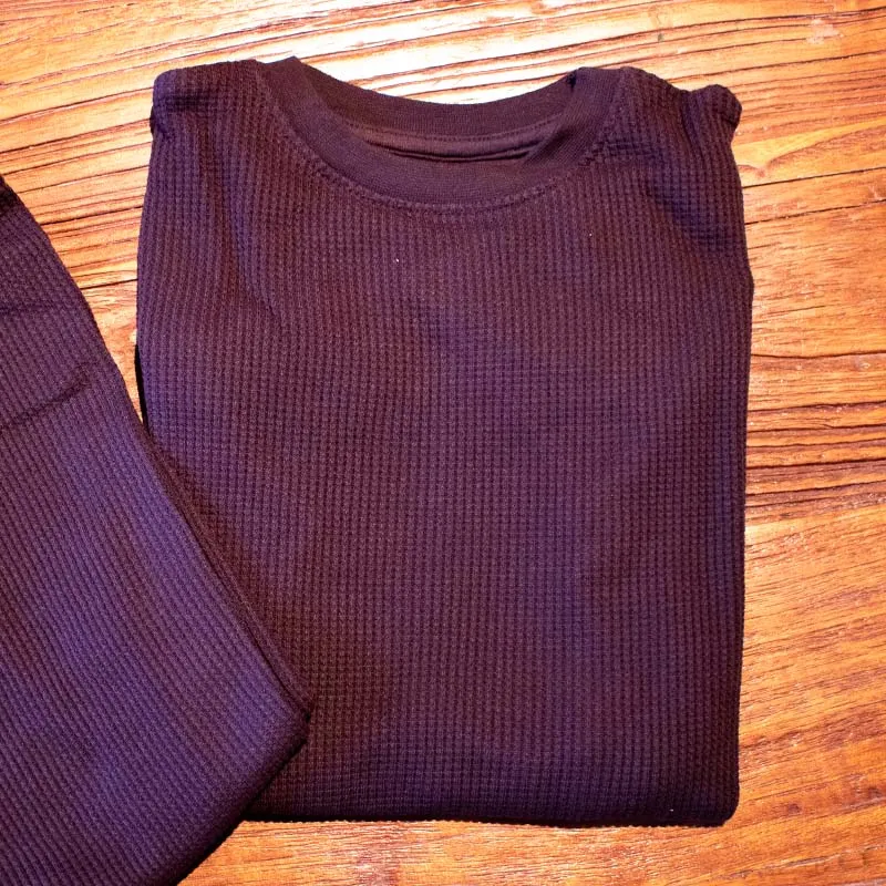 Slugs & Snails Charcoal Black Kids Waffle Cotton Set