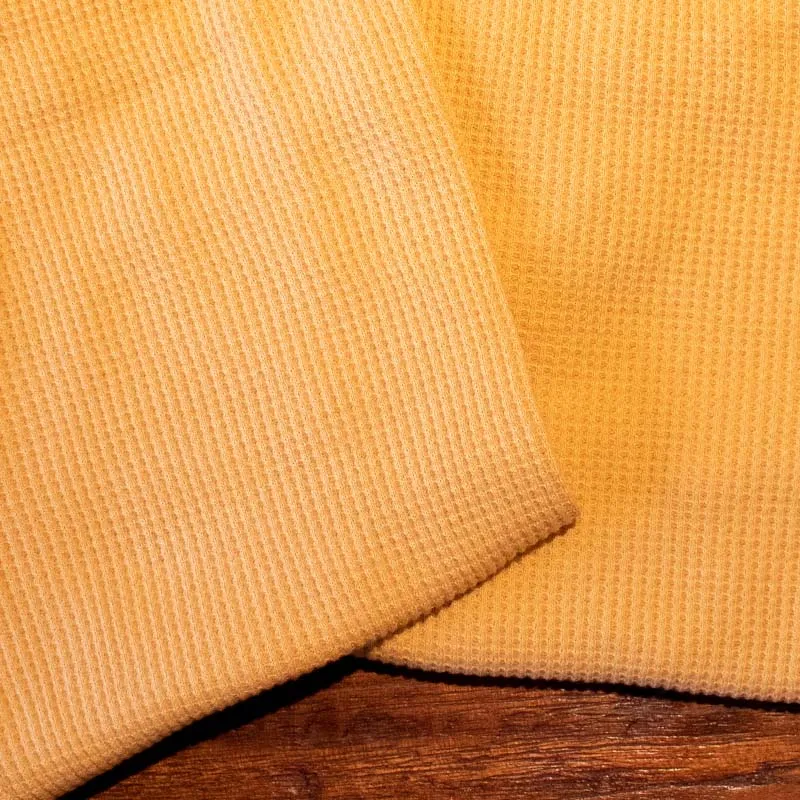 Slugs & Snails Mustard Yellow Kids Waffle Cotton Set