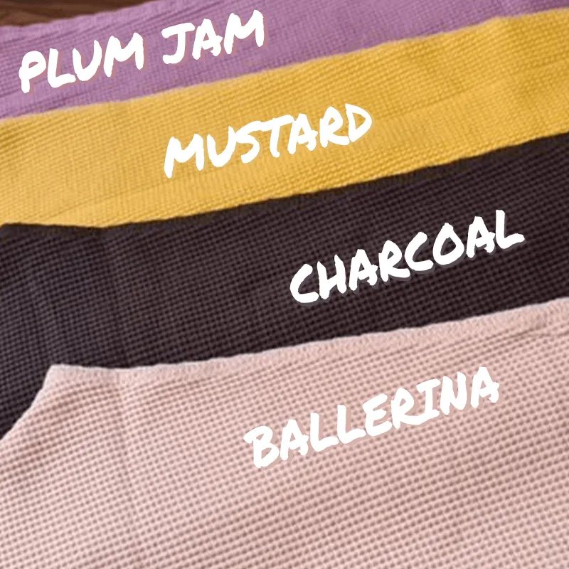 Slugs & Snails Plum Jam Purple Kids Waffle Cotton Set