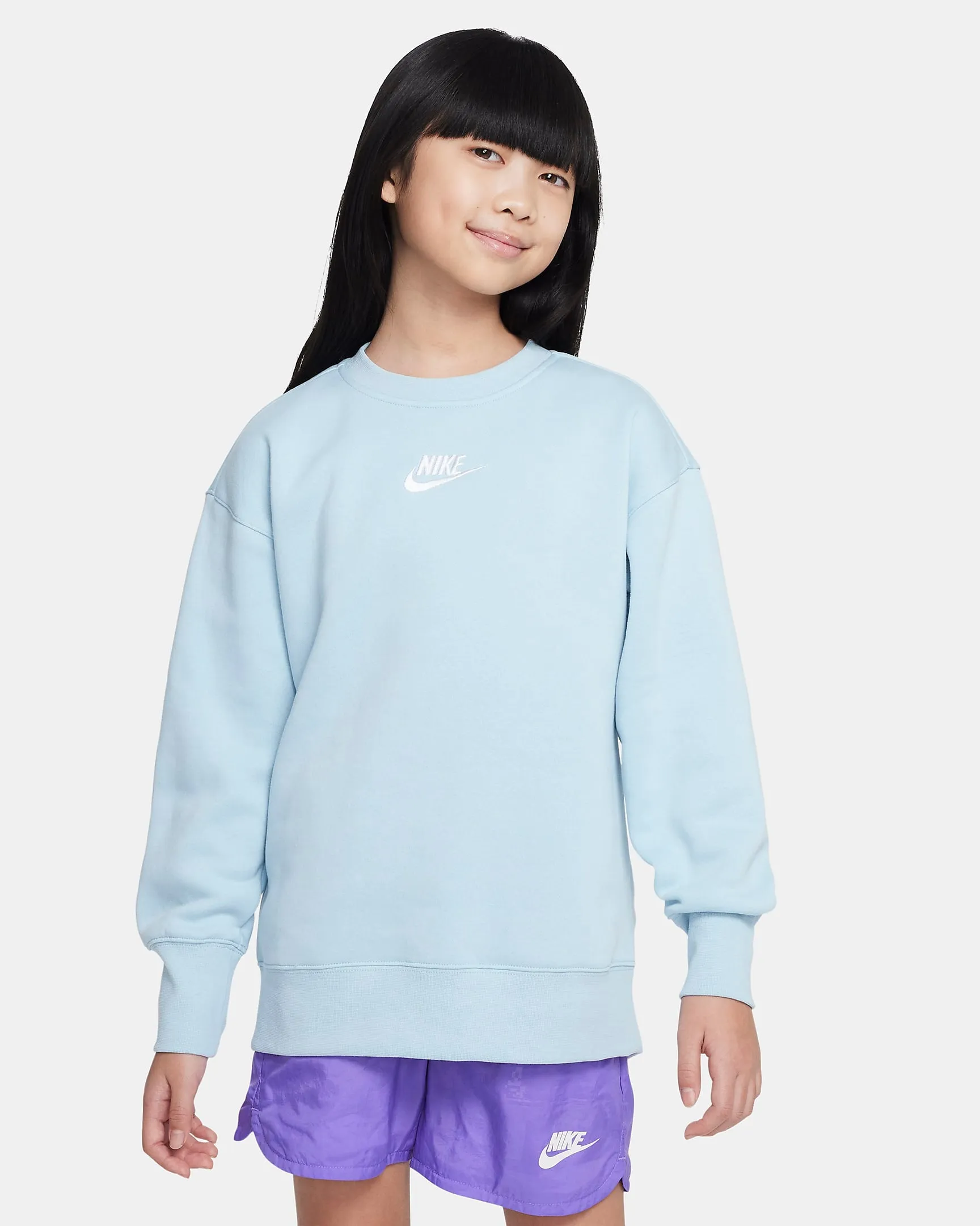 Sportswear Club Fleece Crew Sweatshirt Girls