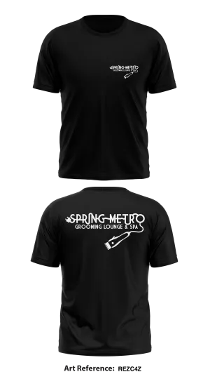 Spring Metro Grooming Lounge & Spa Core Men's SS Performance Tee - REZC4Z