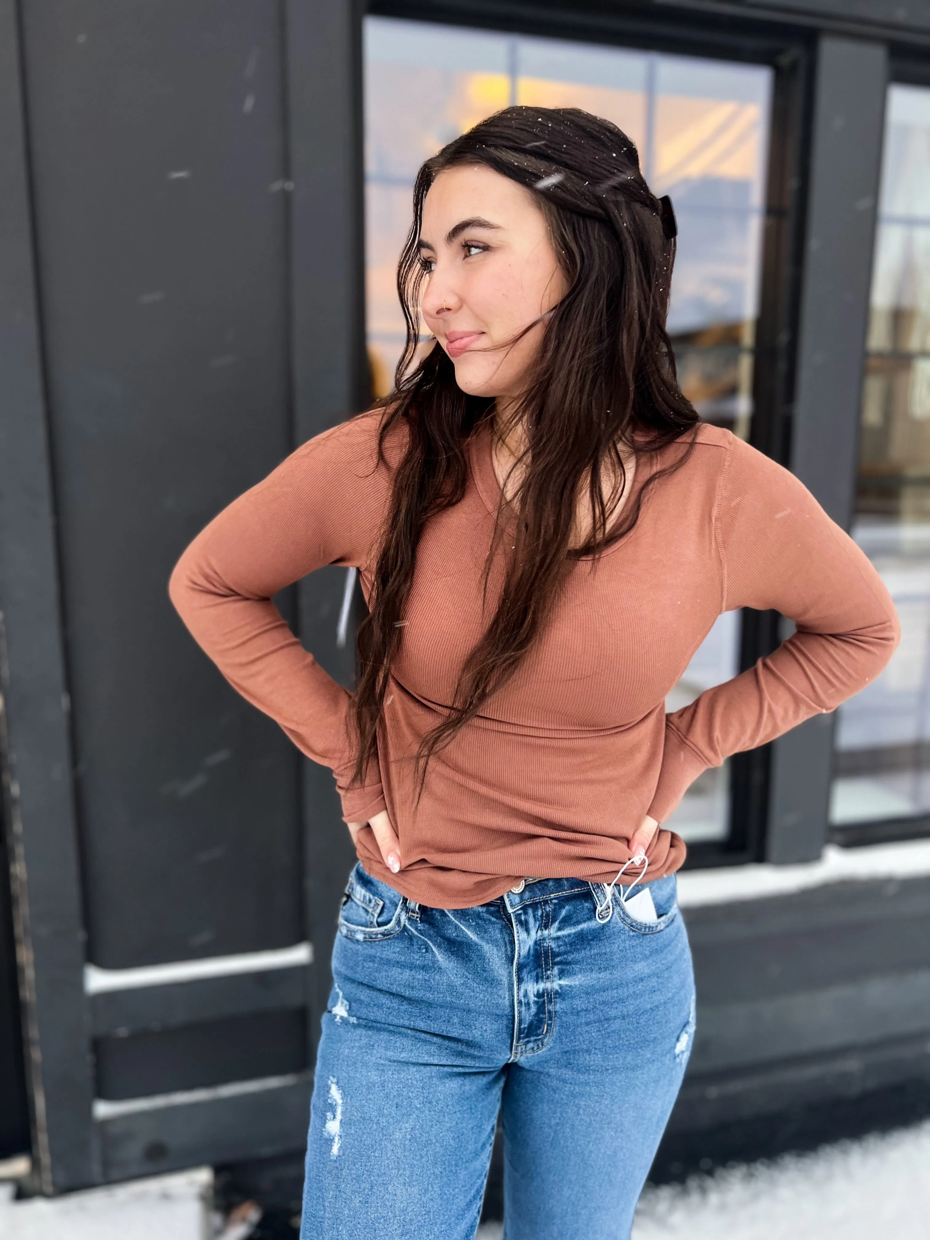 Stacy Top- Clove