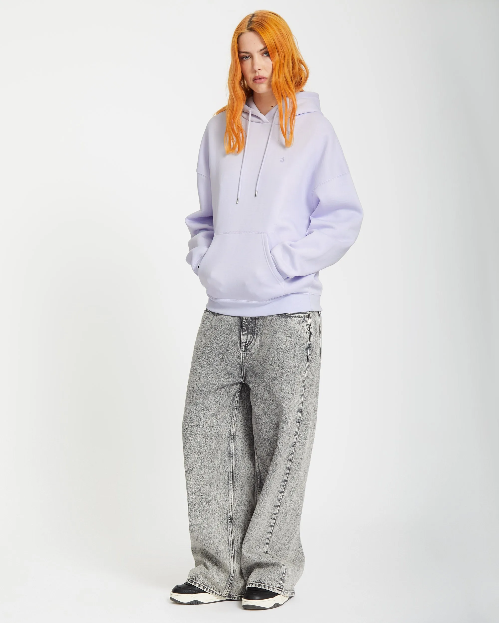 Stone Heart Up Kapuzenpullover - DUSTY LAVENDER