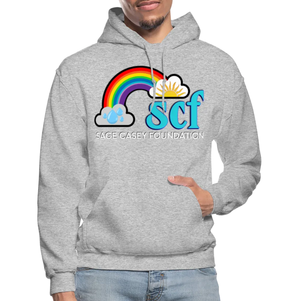 *SWEARY* Unisex Adult Pullover Hoodie – Heart (WordCloud)/SCF Classic Logo