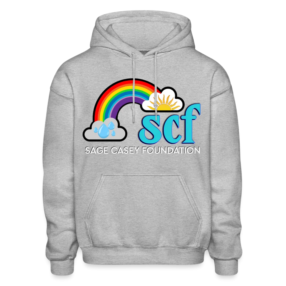 *SWEARY* Unisex Adult Pullover Hoodie – Heart (WordCloud)/SCF Classic Logo