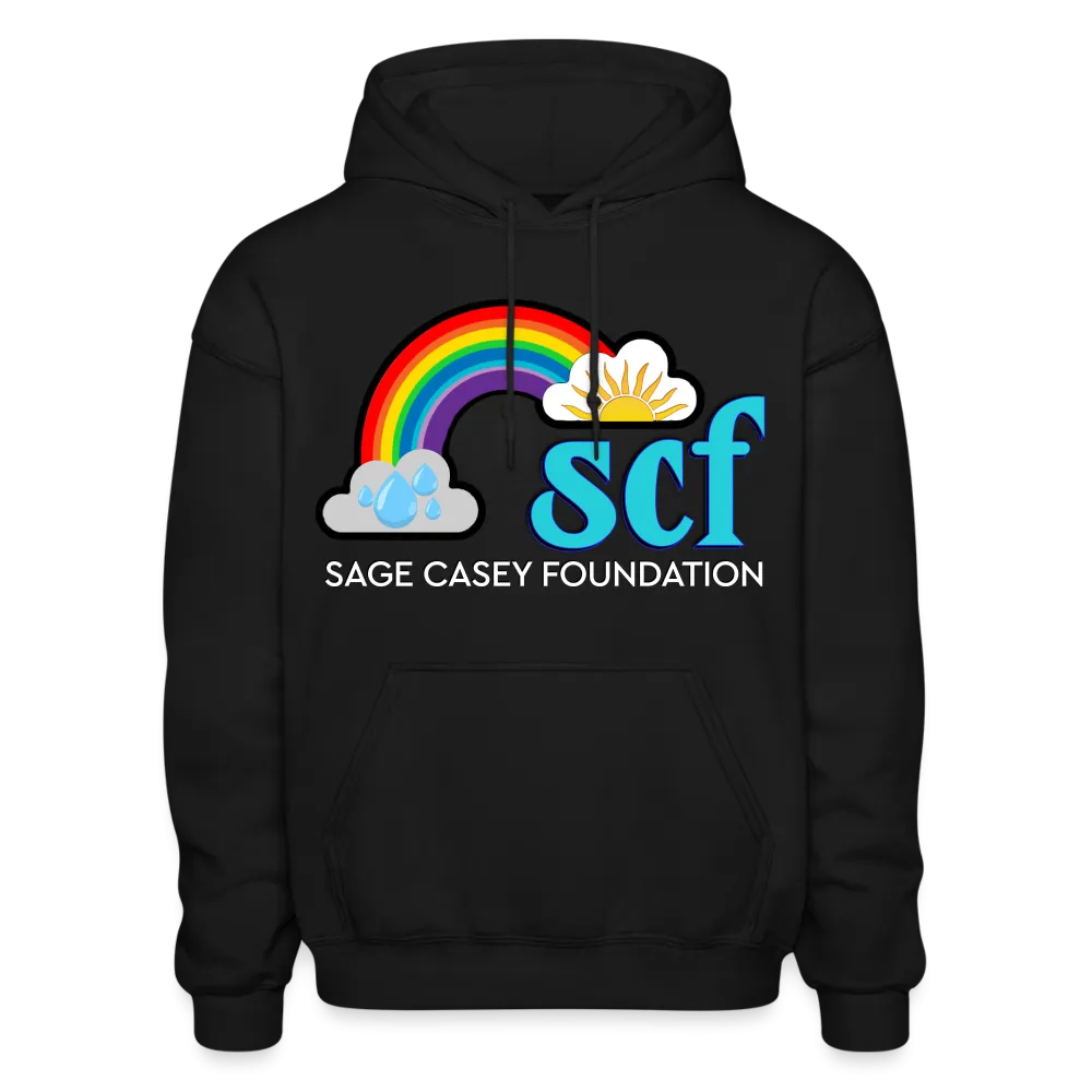 *SWEARY* Unisex Adult Pullover Hoodie – Heart (WordCloud)/SCF Classic Logo