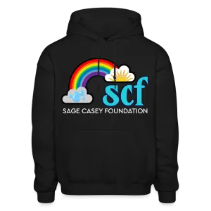 *SWEARY* Unisex Adult Pullover Hoodie – Heart (WordCloud)/SCF Classic Logo