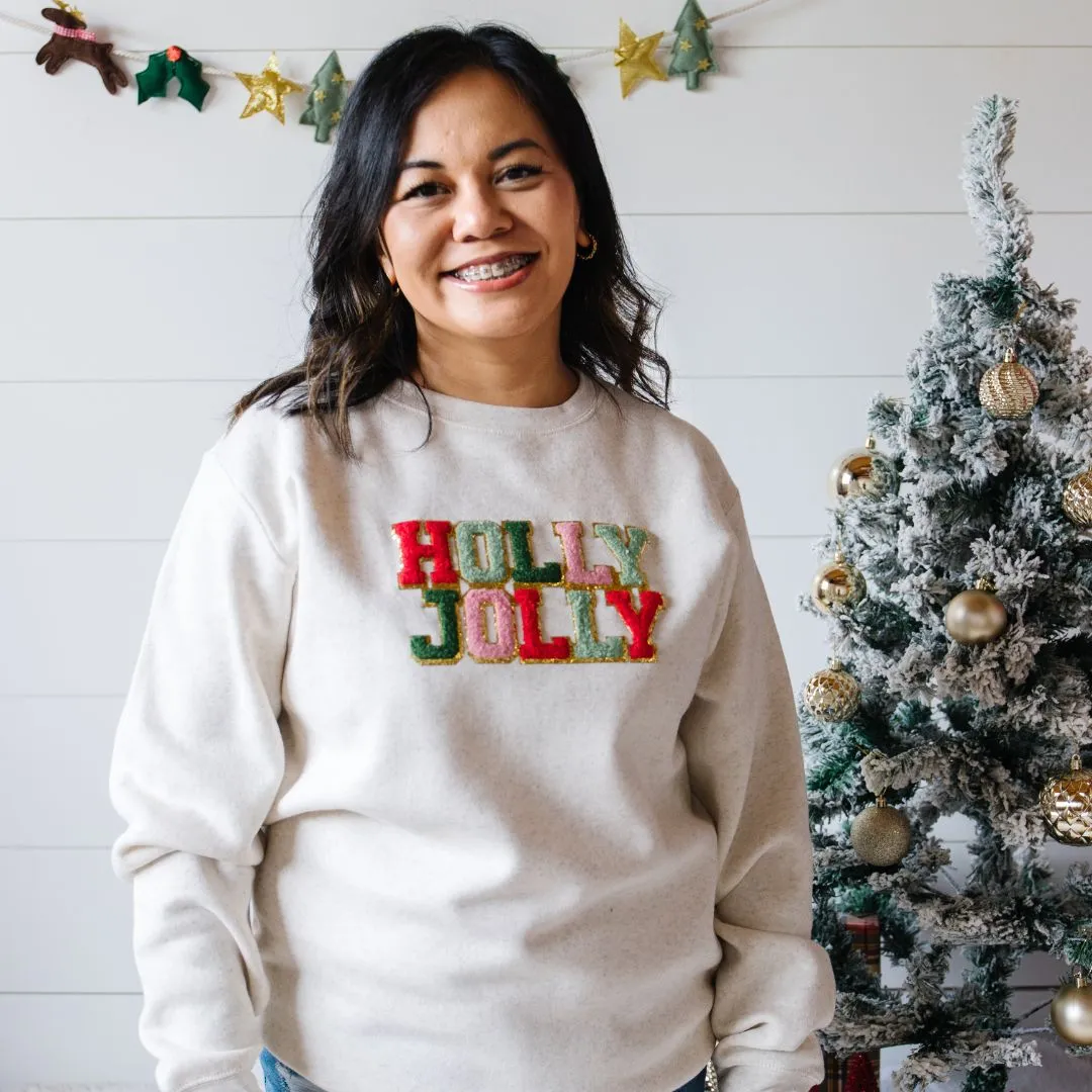 Sweet Wink Holly Jolly Adult Sweatshirt